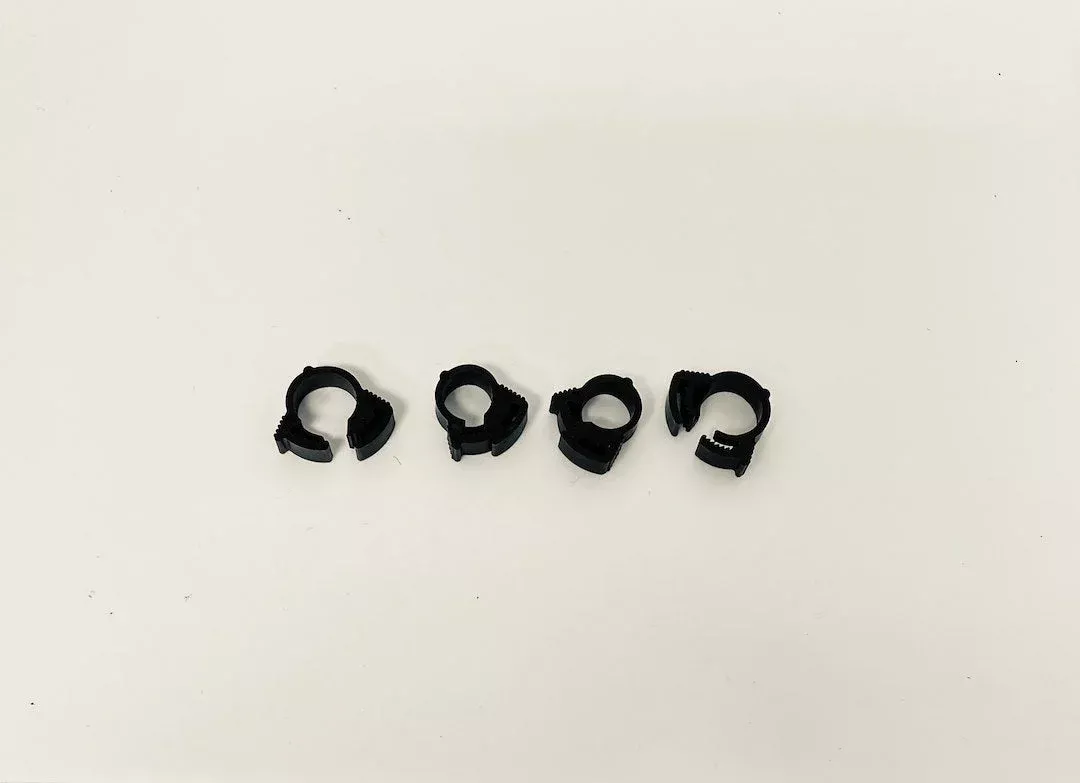 100PK NYLON RATCHET CLAMPS 5/16′-.