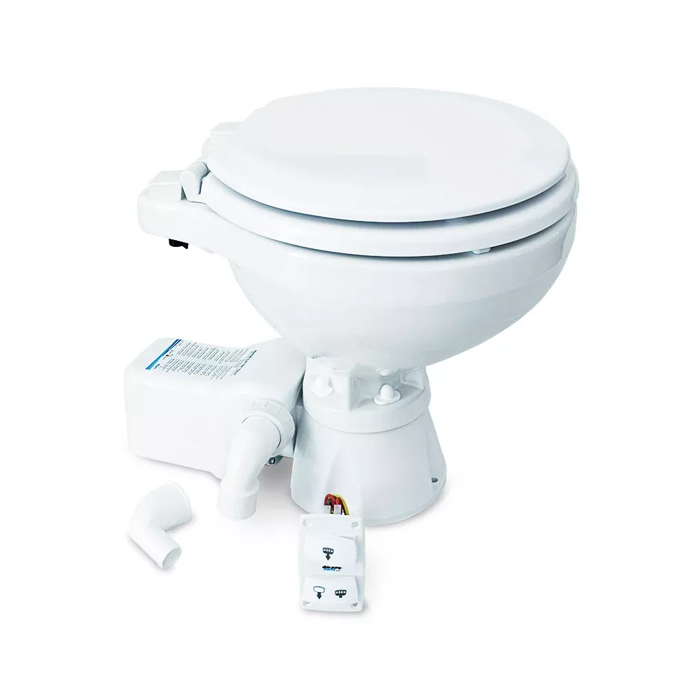 Albin Group Marine Toilet Silent Electric Compact - 12V
