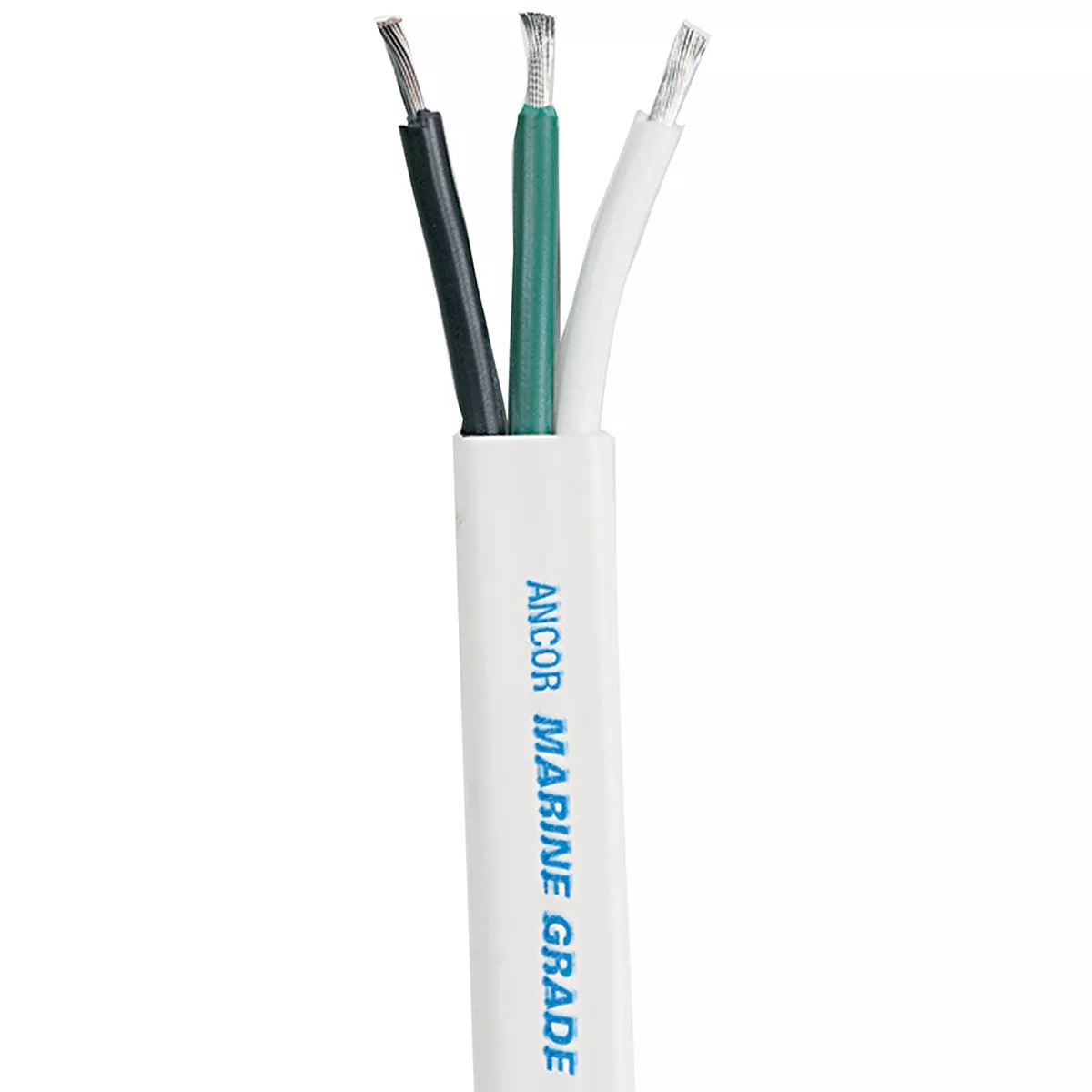 Ancor White Triplex Cable - 14/3 AWG - 500
