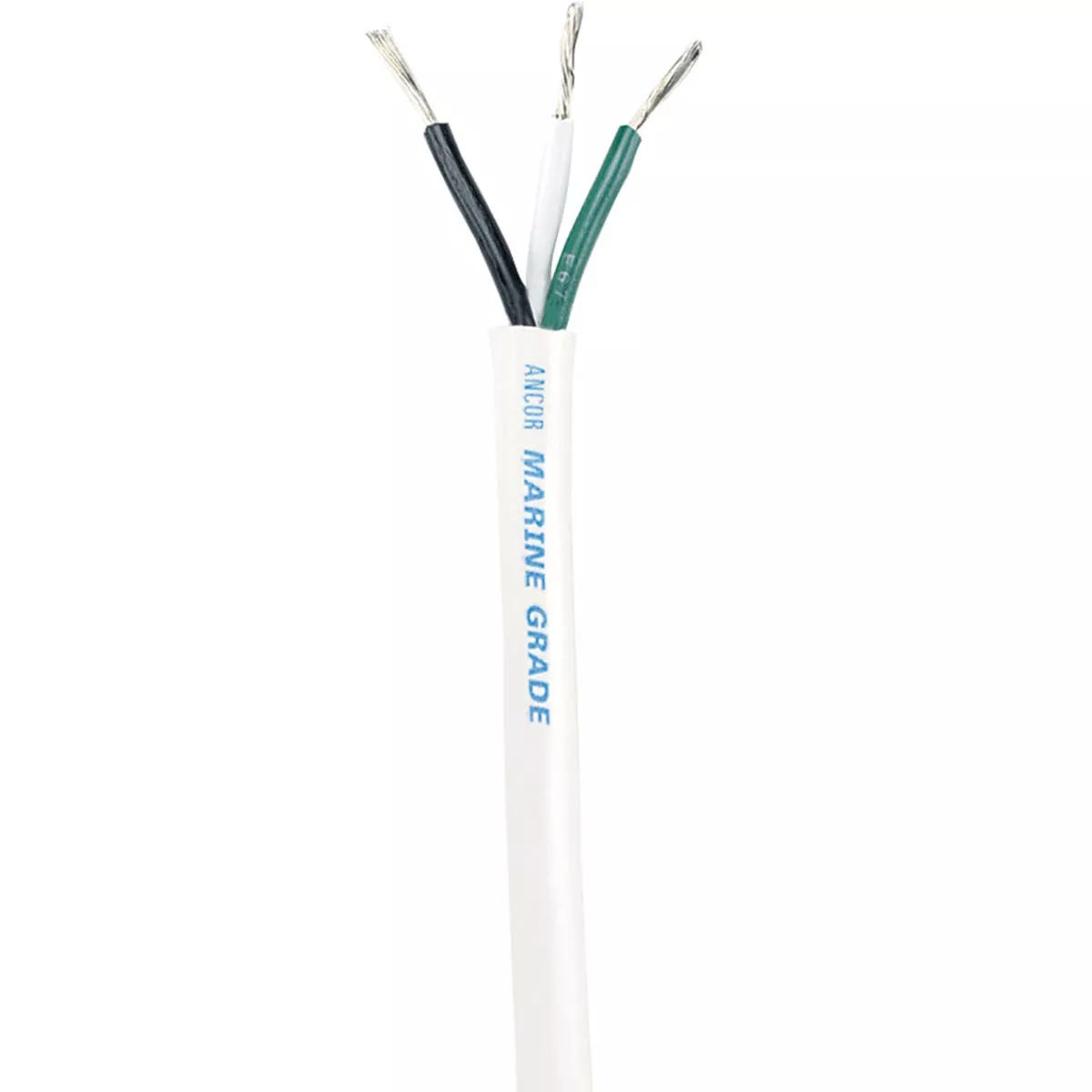 Ancor White Triplex Cable - 14/3 AWG - Round - 250'