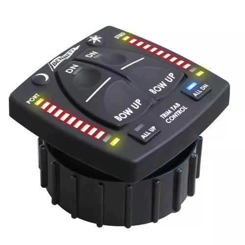 Bennett Integrated Helm Control Switch with Indicator – All-in-One Trim Tab Control