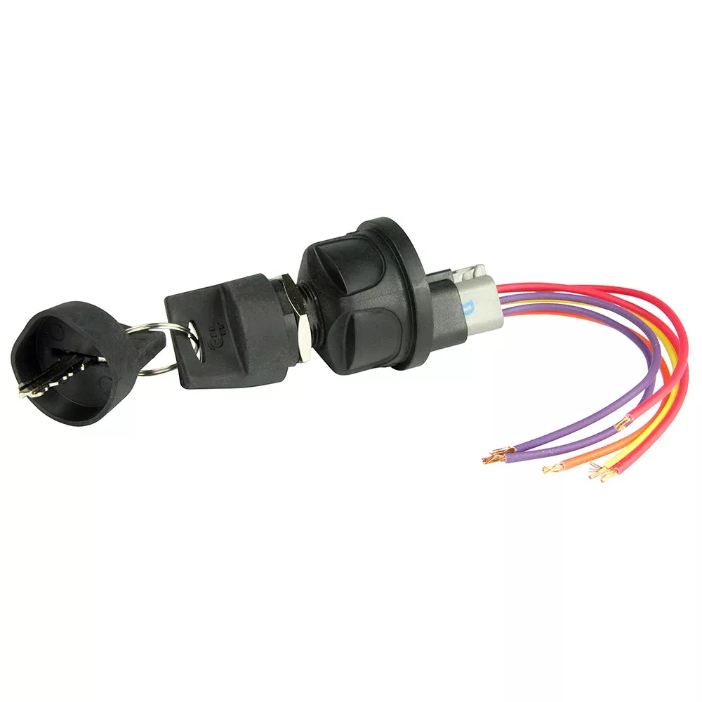BEP 4-Position Sealed Nylon Ignition Switch - Accessory/OFF/IgnitionAccessory/Start