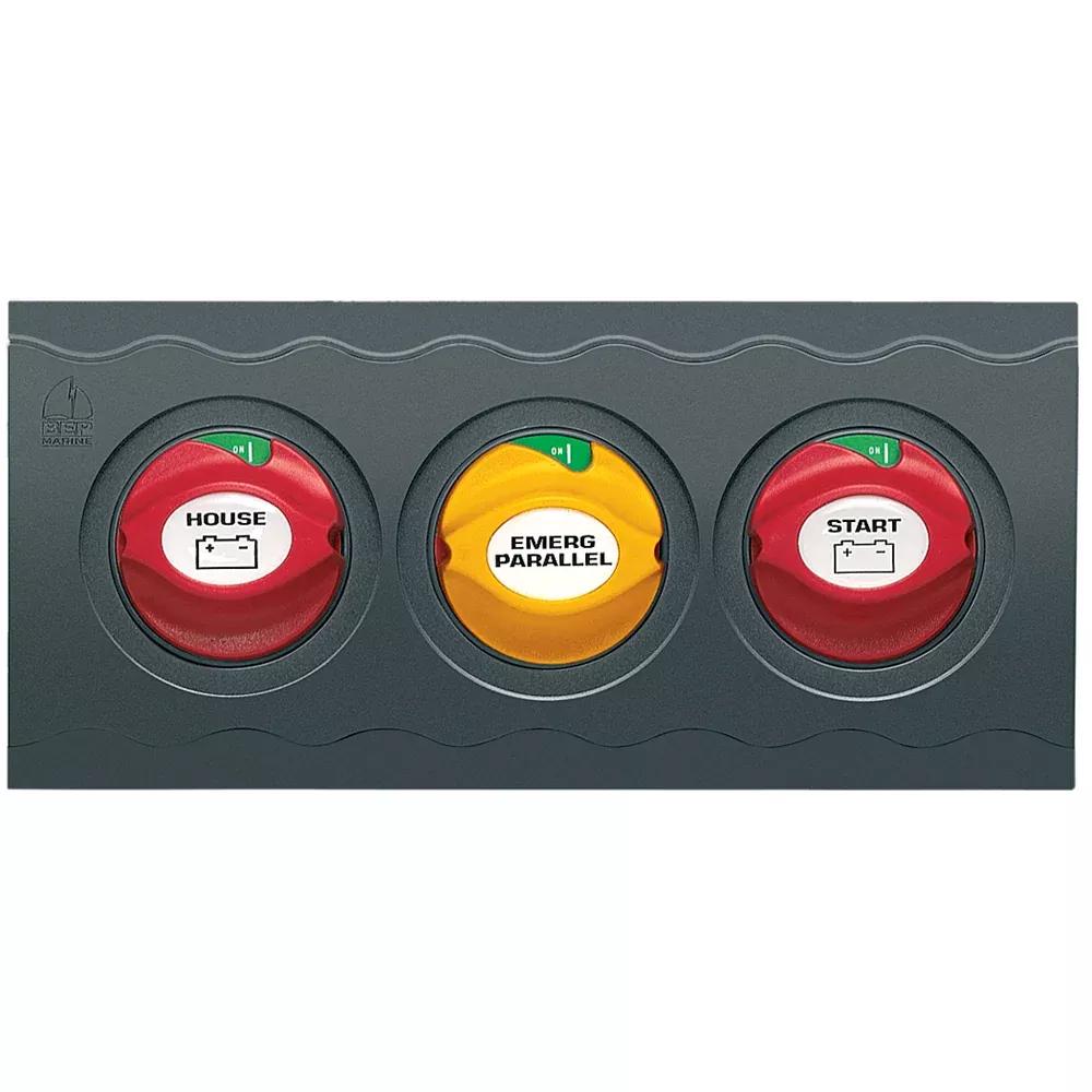 BEP Contour Connect 3 Battery Switch Panel w/3 Disconnects