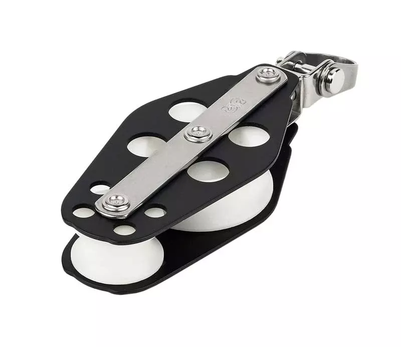 BLOCK FIDDLE W/SWIVEL SHKL