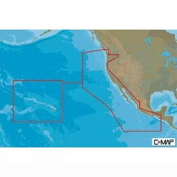 C-MAP NA-Y024 Max N+ microSD West Coast And Hawaii #M-NA-Y024-MS