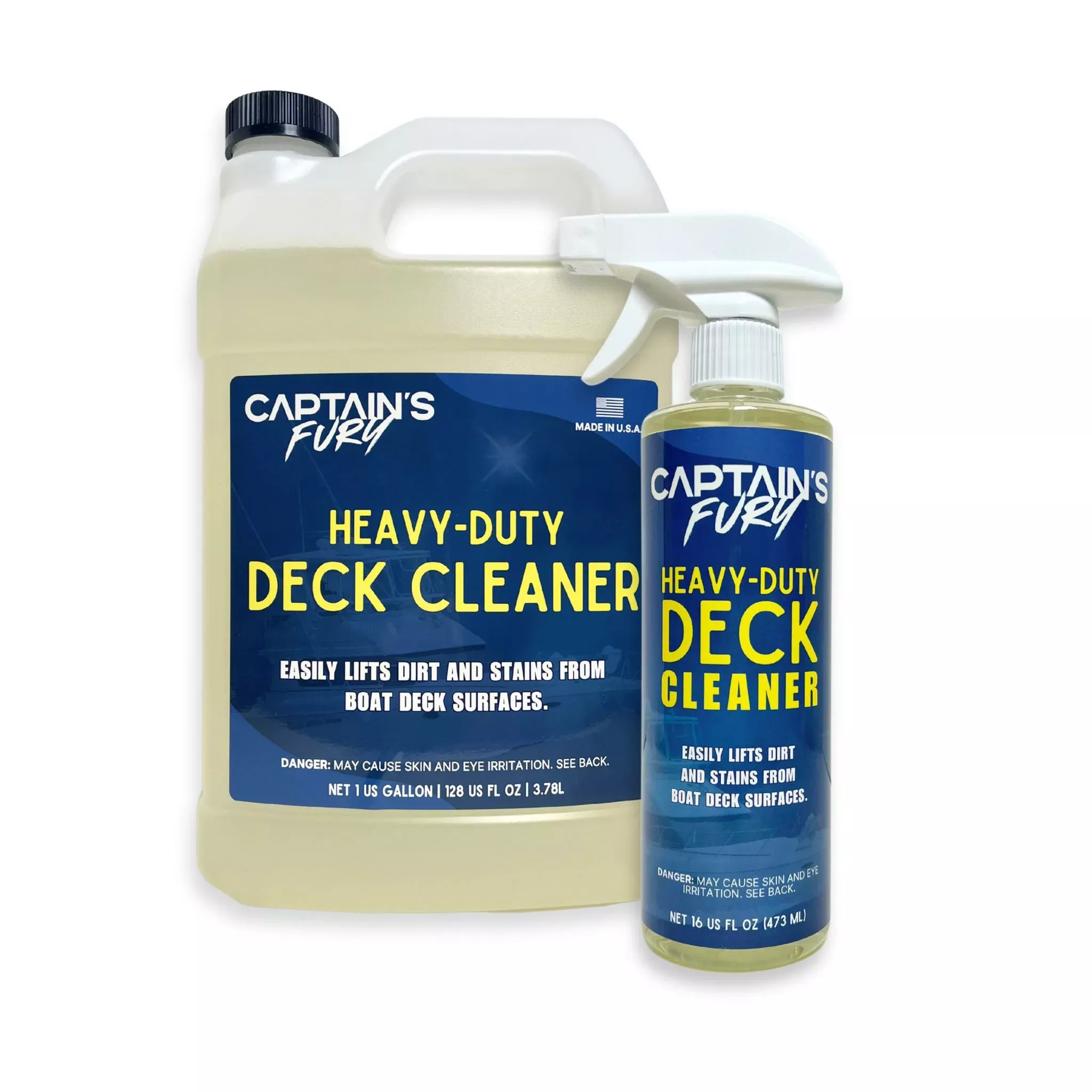 Captain's Fury Heavy-Duty Deck Cleaner (16oz)