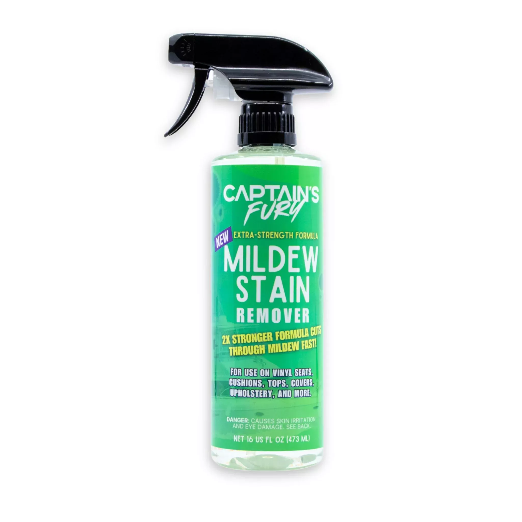 Captain's Fury NEW Extra-Strength Mildew Stain Remover (16oz)