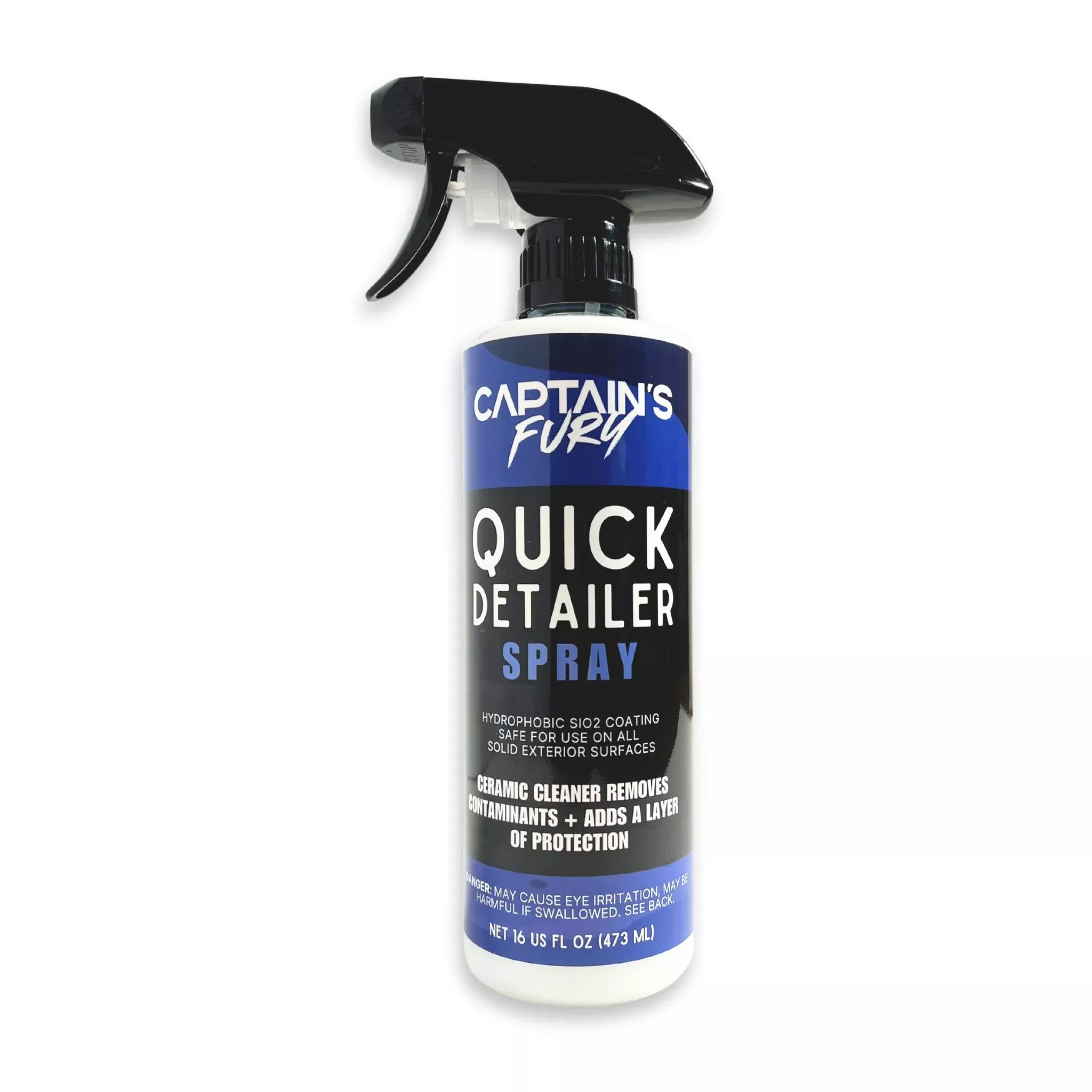 Captain's Fury Quick Detailer Spray (16oz)