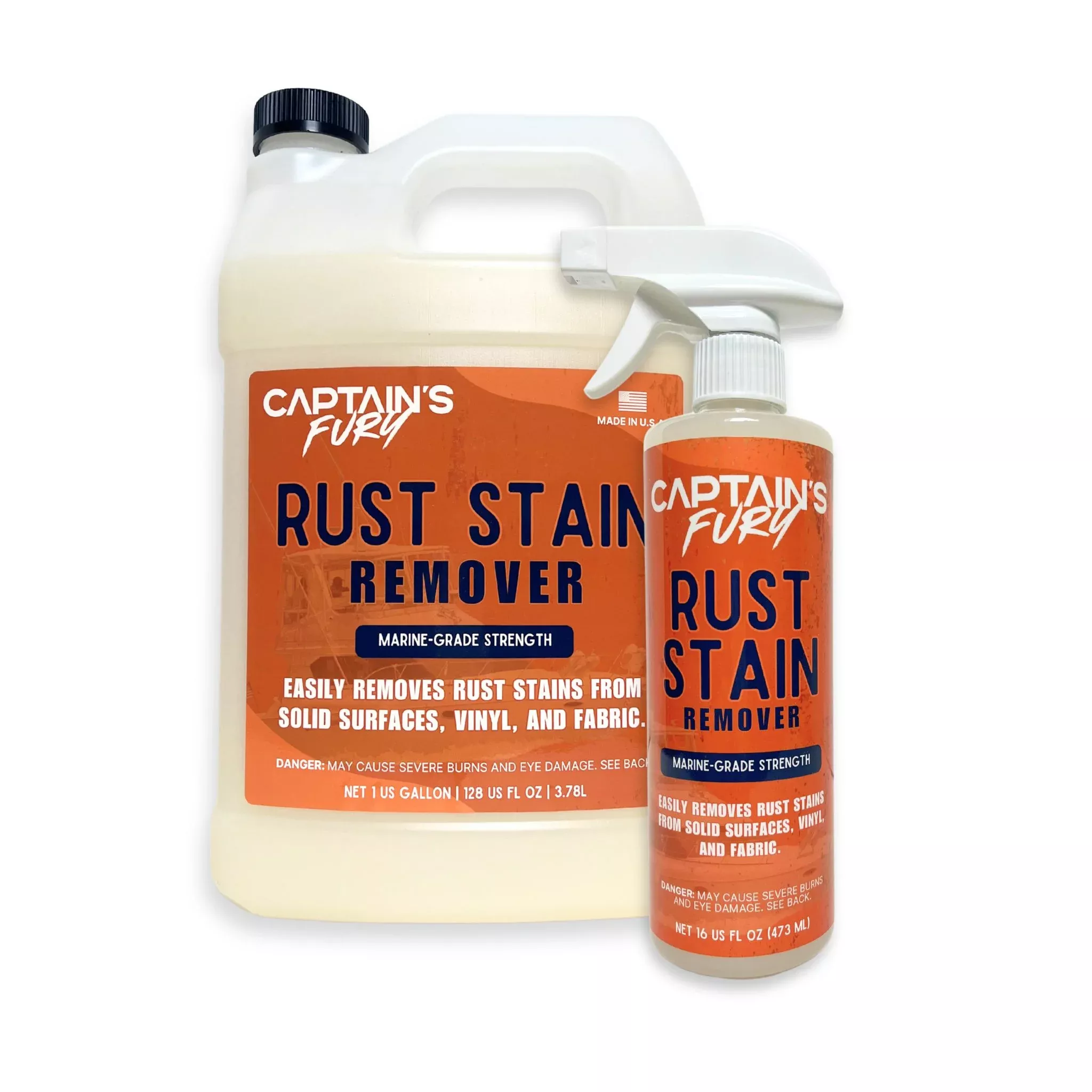 Captain's Fury Rust Stain Remover (16oz)