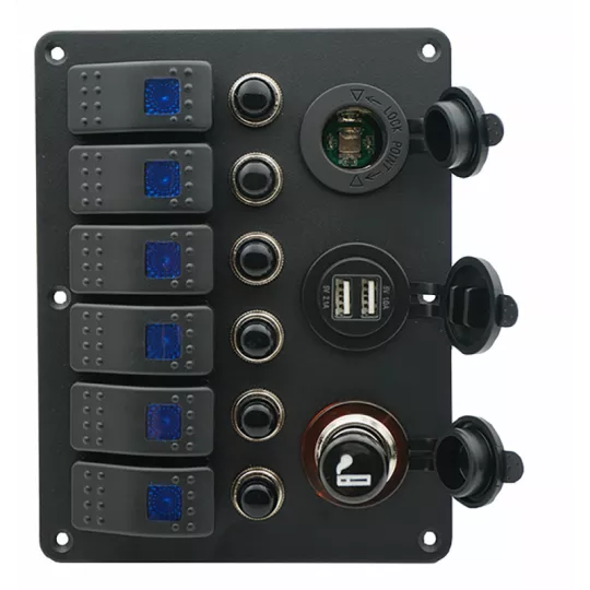 A.A.A. Circuit Panel 6 Switches