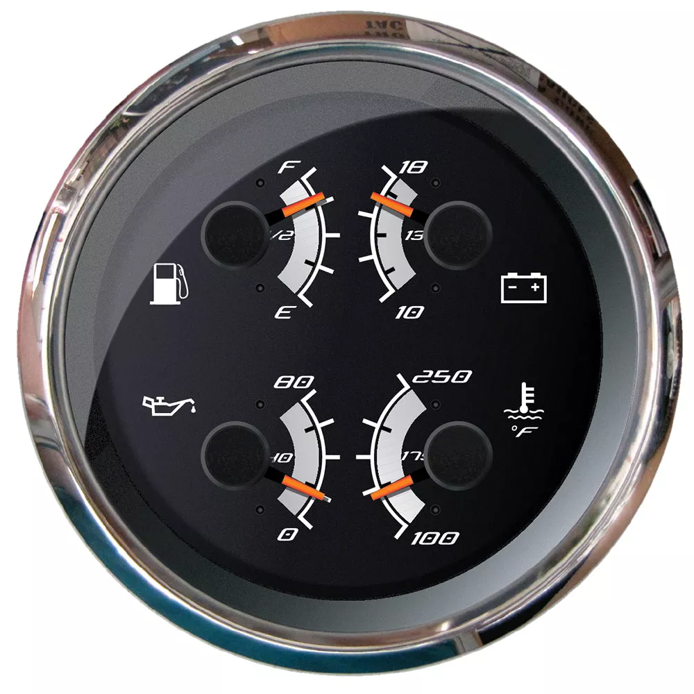 Faria Platinum 4" Multi-Function - Fuel, Oil, VoltWater Temperature [22014]