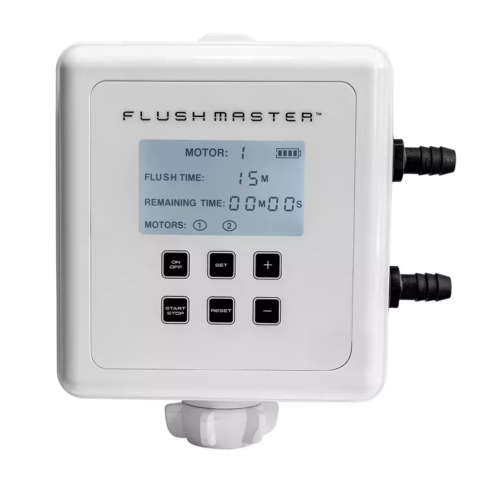 Flushmaster Outboard Flushing System – 2 Outlet w/Two 20′ Hose Kits