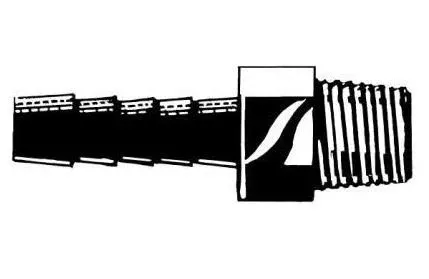Forespar Tailpipe 3/4" Barb to 3/4" NPT Male Thread