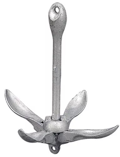 Galvanized 5-1/2 lb. Folding Anchor