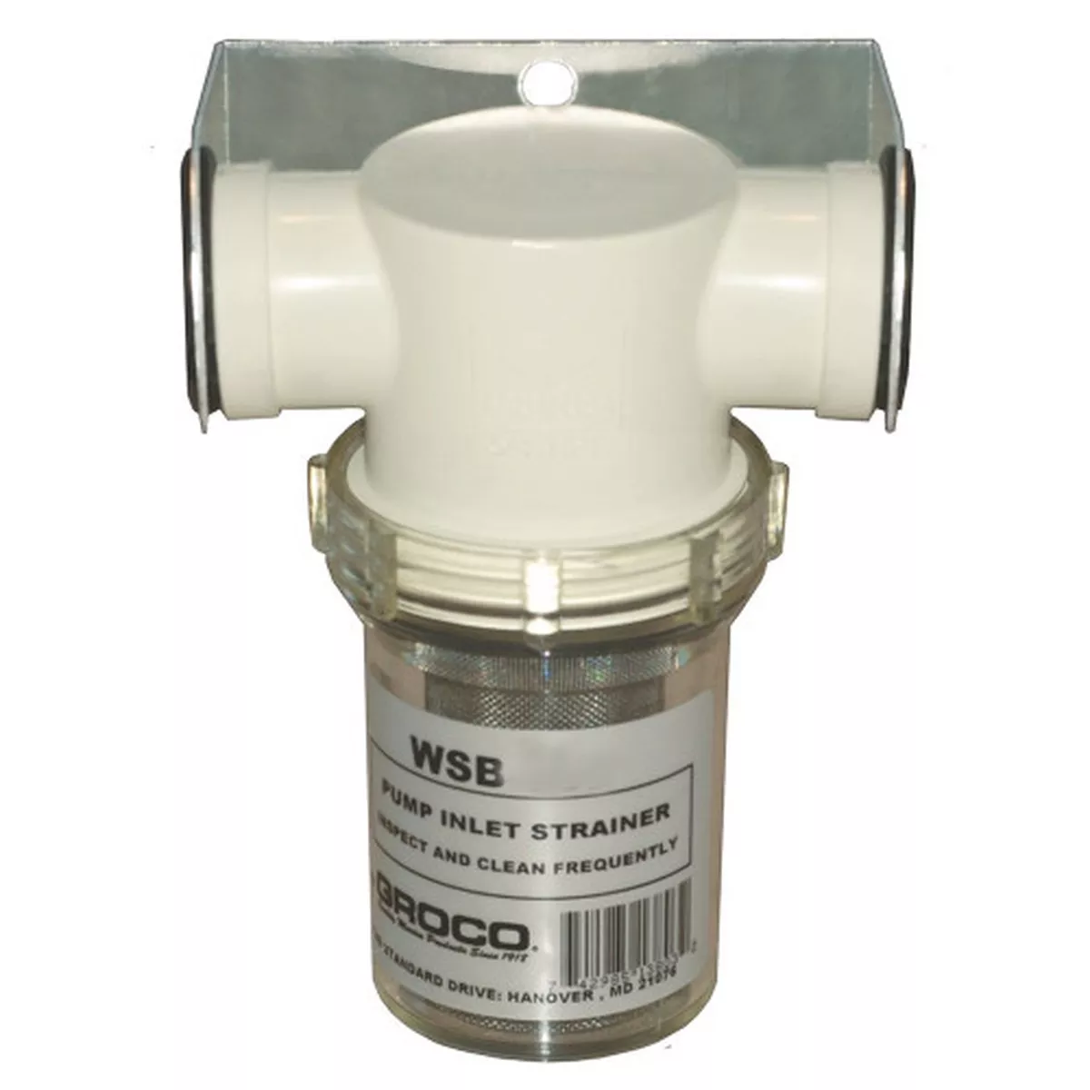 GROCO 1/2″ Fresh Water Strainer w/Plastic Basket | WSB-500-P