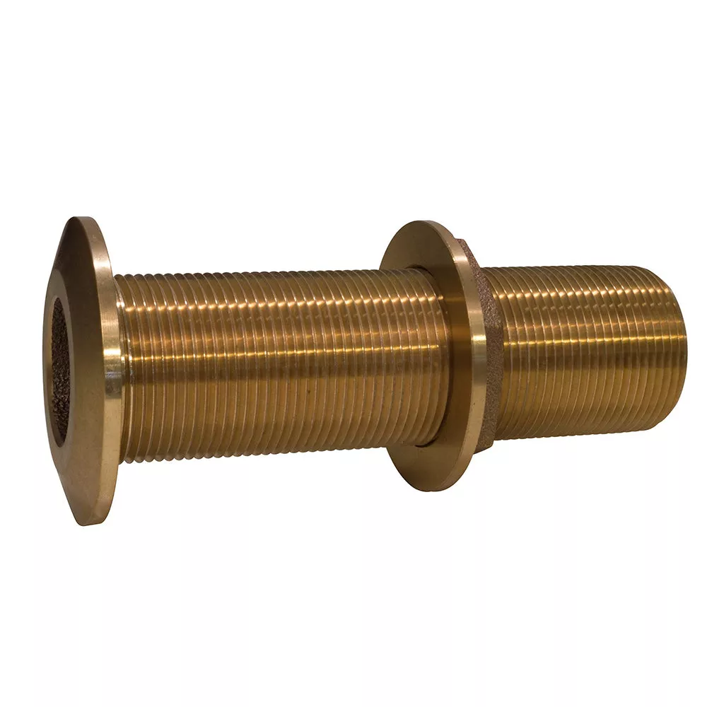 GROCO 2" Bronze Extra Long Thru-Hull Fitting w/Nut[THXL-2000-W]