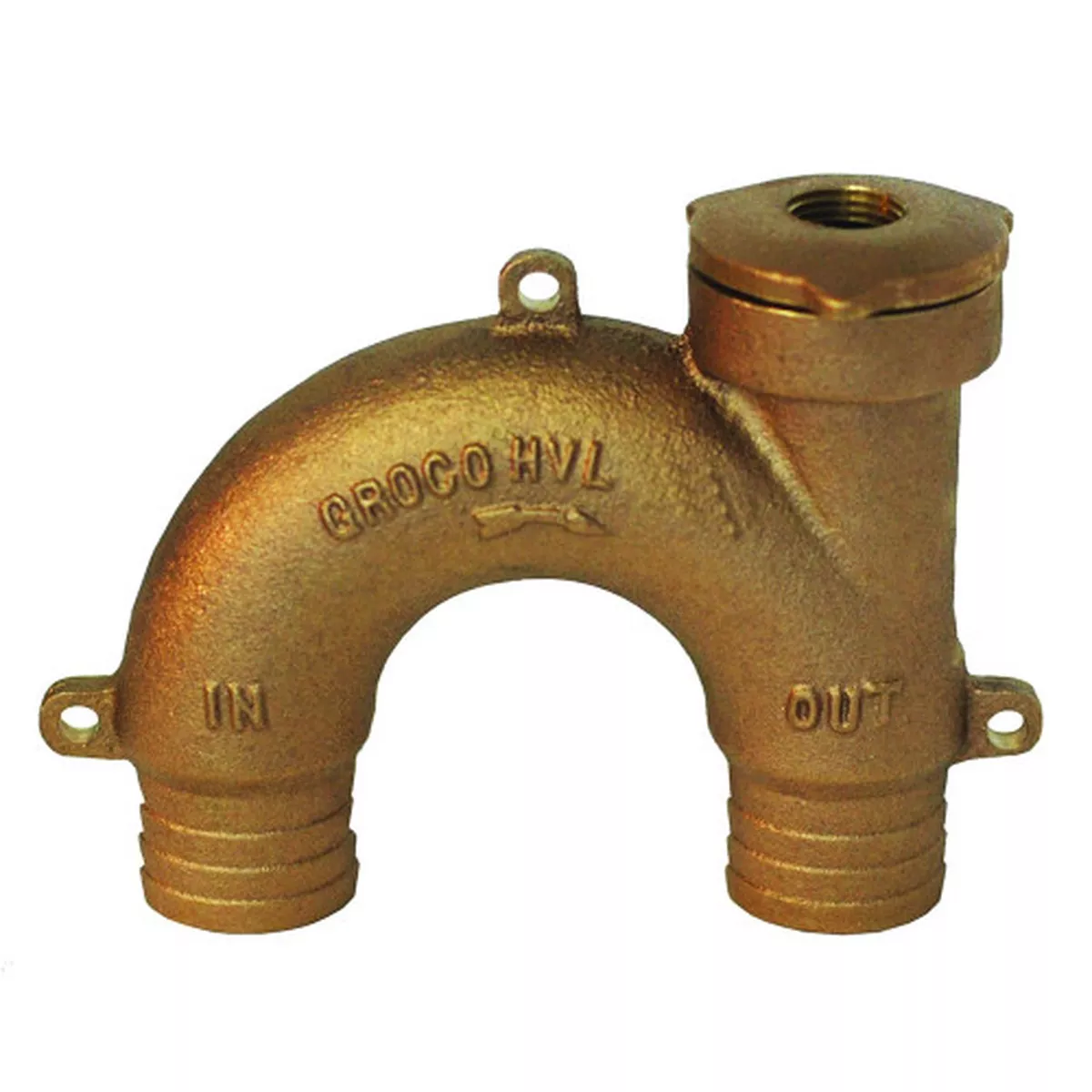 GROCO Bronze Vented Loop – 1-1/2″ Hose | HVL-1500