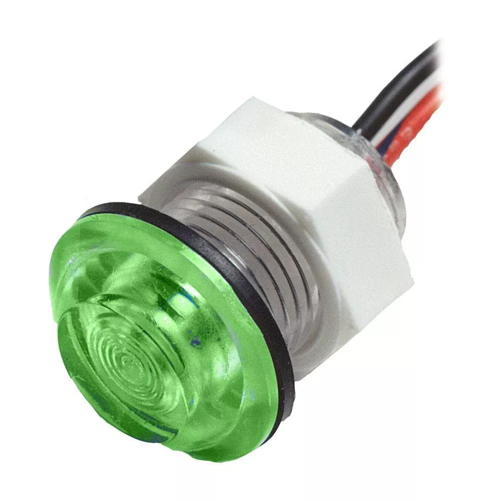 Innovative Lighting LED Bulkhead Livewell Light Flush Mount – Green [011-3500-7]