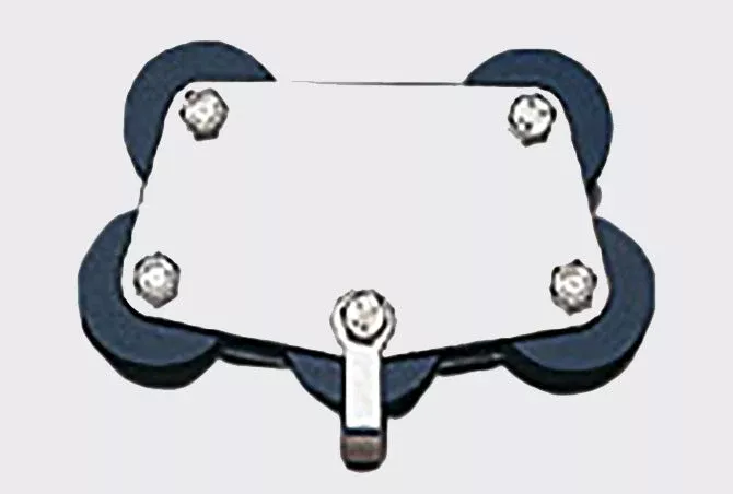 Johnson Marine Split Backstay Car Sheave & Becket 3/16 Wire