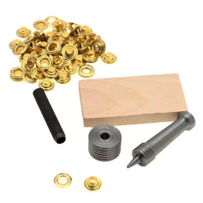 Lord & Hodge Brass Grommet Kit - 5/16 Size 1