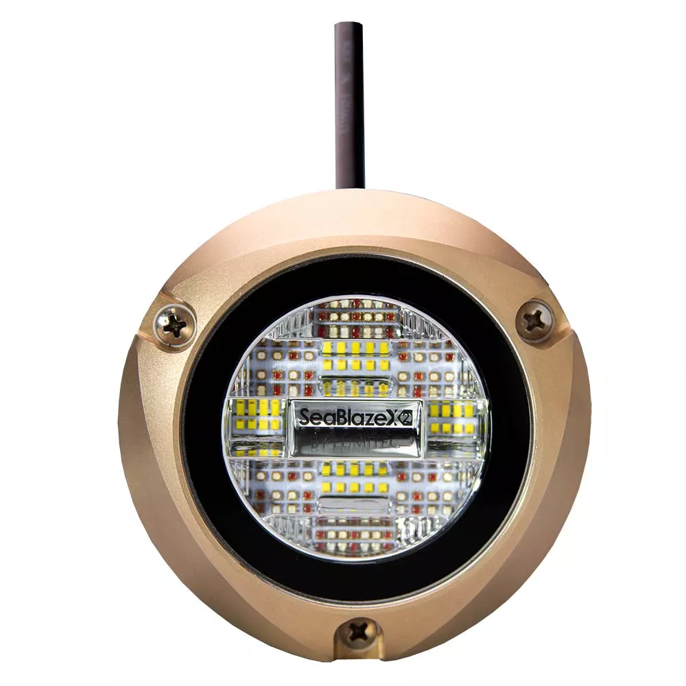 Lumitec Zambezi X2 Surface Mount Underwater Light - WhiteBlue [101708]