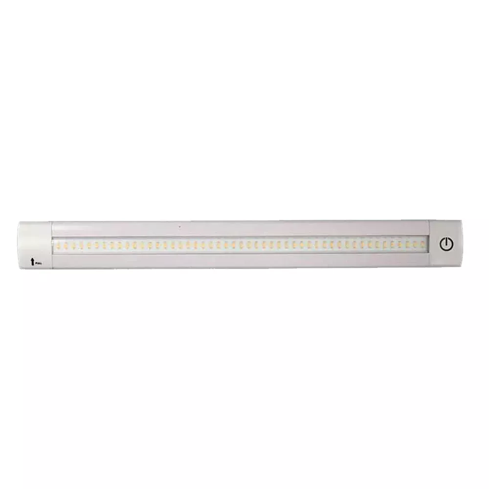 Lunasea Adjustable Linear LED Light w/Built-In Dimmer – 20″ Warm White w/Switch [LLB-32LW-01-00]