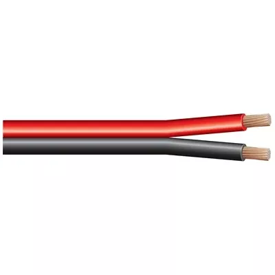 Marpac Bonded Parallel Plastic Primary Wire - 2-Conductor - 10 Gauge - Red/Black - 100 Feet