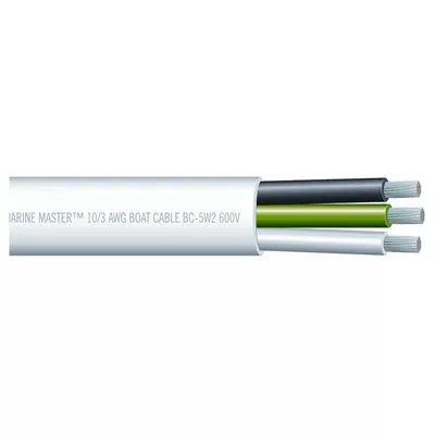 Marpac Multi-Conductor Marine Wire - Triplex - 10 Gauge - 100 Feet