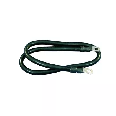 Marpac Tinned Copper Battery Cable - 4 Gauge - 24 Inches - Black