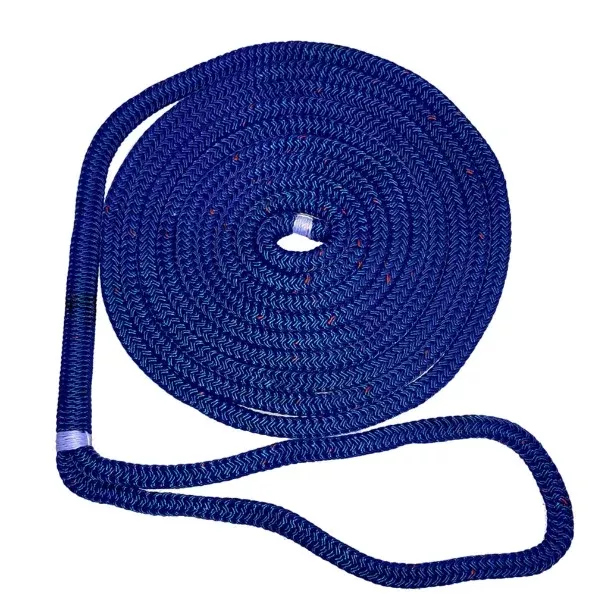 N.E. Ropes DB Nylon Anchor & Dock Lines Packaged 1/2 x 35' Blue