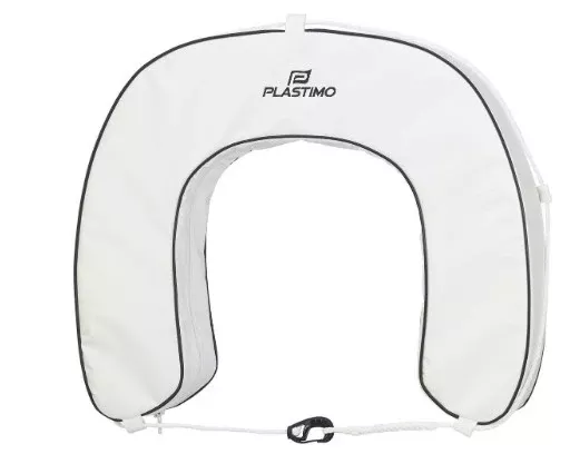 Plastimo Horseshoe Buoy Set with White Removable Cover