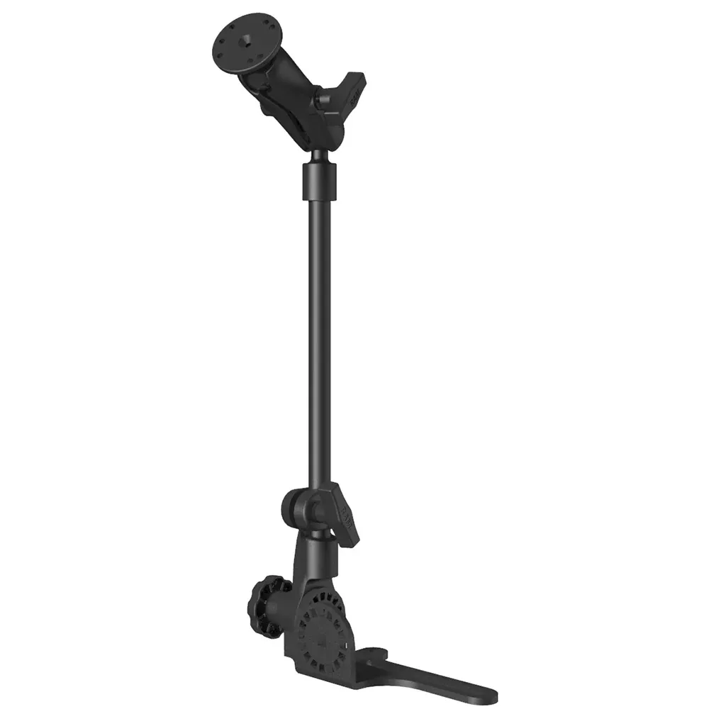 RAM Mount Universal No-Drill RAM POD HDVehicle Mount w/Double Socket Arm2.5" Round Base AMPs Hole Pattern [RAM-316-HD-18-202U]
