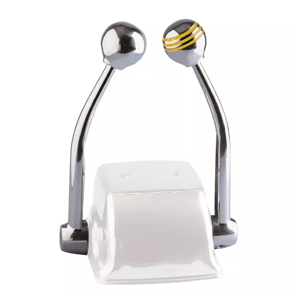 SchmittOngaro Standard Control Arm Set w/Gold Throttle KnobPlain Shift Knob [50055]
