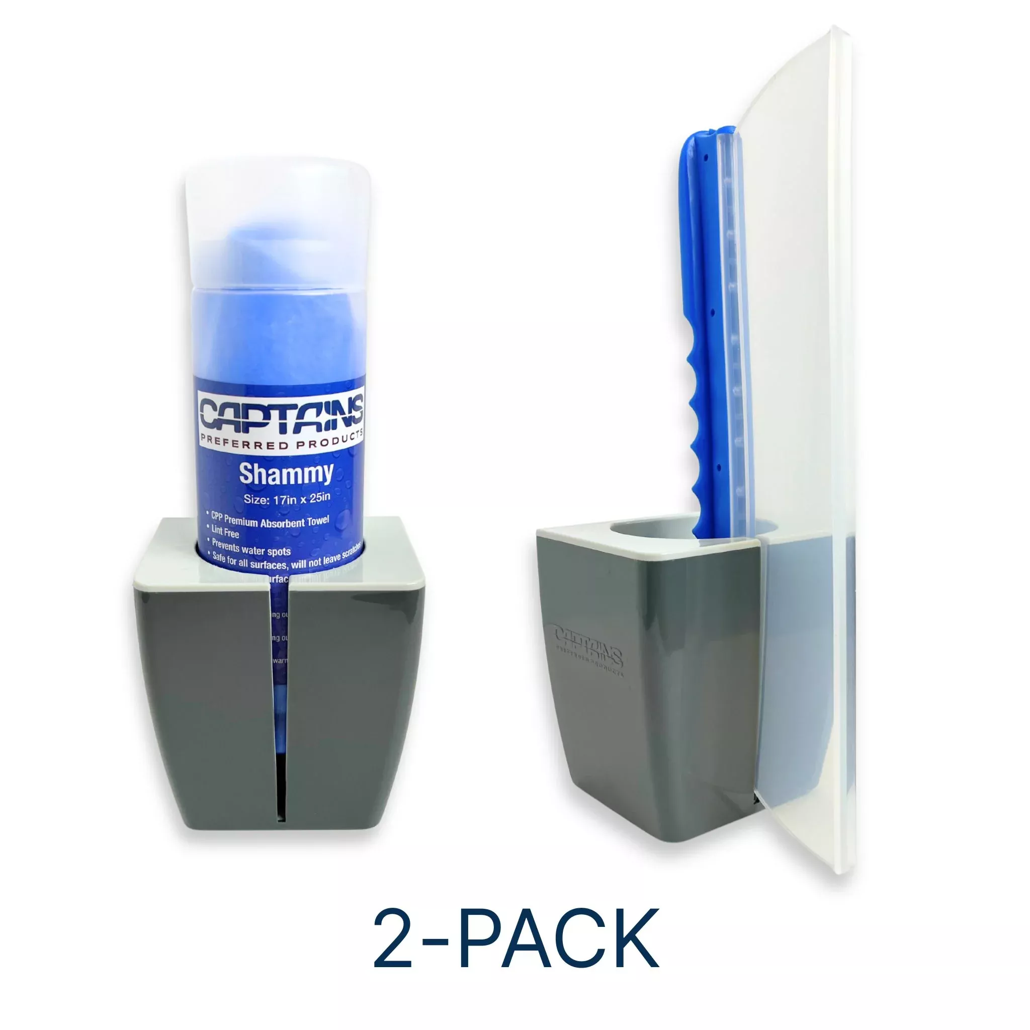 TidyBoat Shammy & Water Blade Organizer (Set of 2)