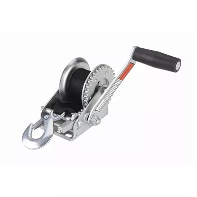 Tough Guy Trailer Winch - 600 Pounds - 3 to 1 Gear Ratio - 12 Feet Strap