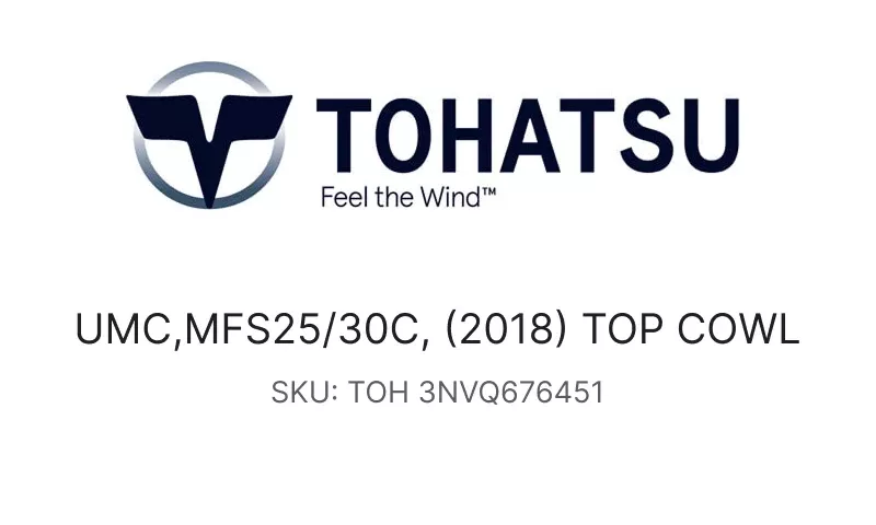 UMC,MFS25/30C, (2018) TOP COWL