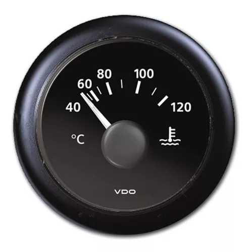VDO ViewLine Cooling Water Temperature Gauge 120°C 52 mm