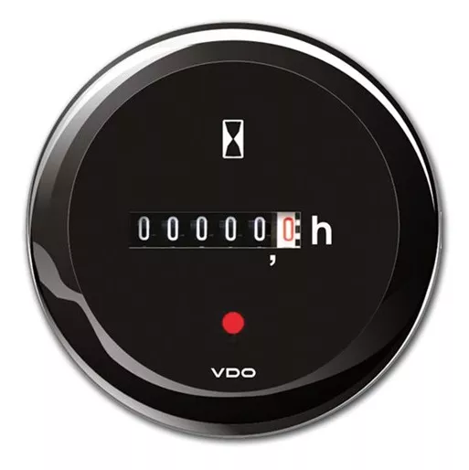 VDO ViewLine Engine Hours Counter 52 mm