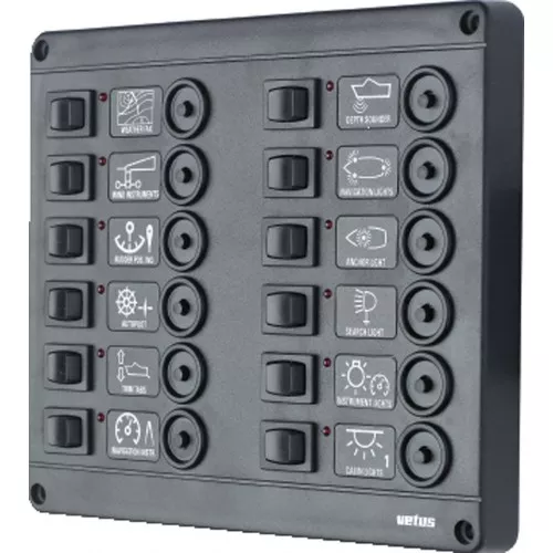 Vetus P12CB F Switch Panel