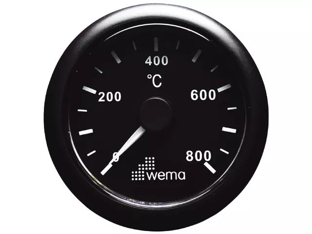 Wema Exhaust Temperature Gauge Ø 58 mm