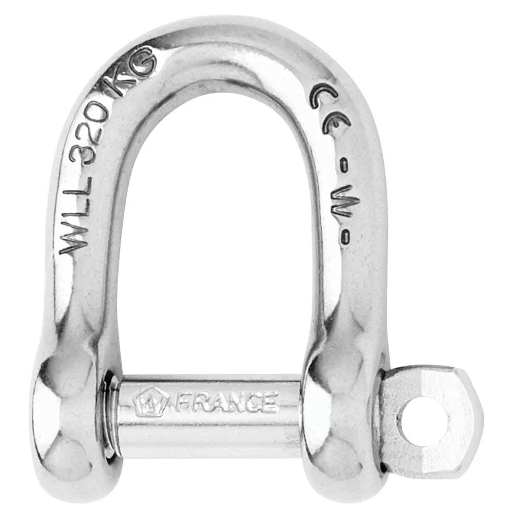 Wichard Self-Locking D Shackle - Diameter 5mm - 3/16" [1202W]