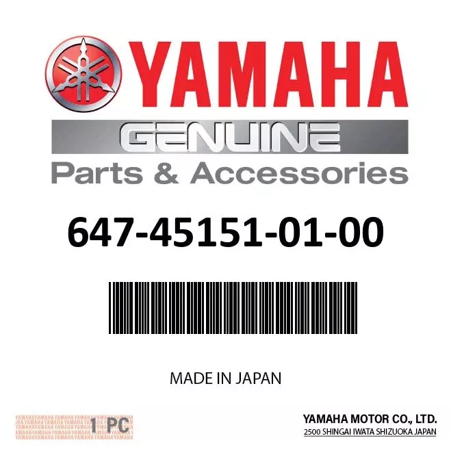Yamaha – Cover,upper casing – 647-45151-01-00