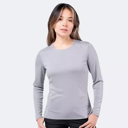 Zhik Womens UVActive UPF50+ Long Sleeve Top - Grey
