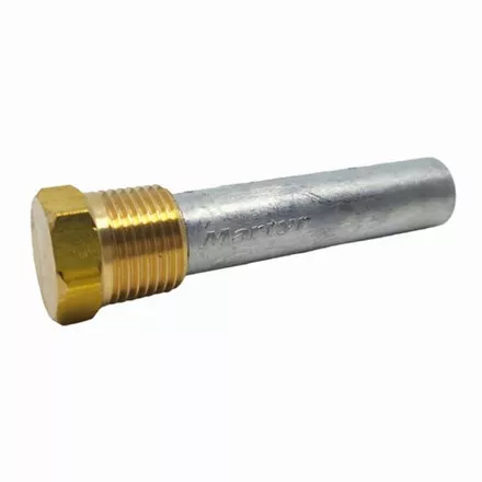 Zinc Anode With Brass Plug - Pencil Type 73 x 13mm - Pack of 10